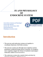 Week 13-16 Anatomy and Physiology of The Endocrine System Ms - Asma El-Shara