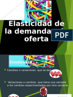 Elasticidad de La Demanda y La Oferta