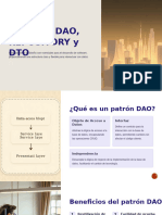 Patrones DAO REPOSITORY y DTO