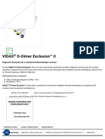 VIDAS® D-Dimer Exclusion II - Diagnostic Clinique - Biomérieux France