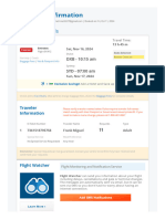 Booking Confirmation: Flight Details