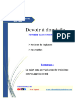 Devoir Maison 01 1bac SM 2025