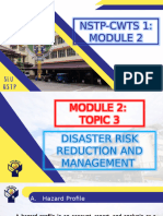 NSTP CWTS 1 - Module 2 - Topic 3 Disaster Risk Reduction Management 1