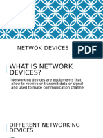 NETWOK DEVICES Class XII