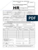 Hoja Resumen Declaracion Jurada de Impuesto Predial