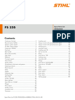 Parts List & Diagram FS235 STIHL