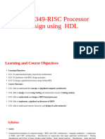 Midterm-Verilog-19ECE349-RISC Processor Design Using HDL