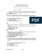 Evaluación Diagnostica Cta Primero 2018