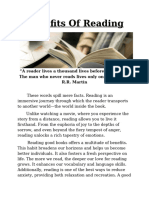 Benefits of Reading Word File