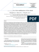 An Analysis of The Stabilization of Fire Whirls: Shangpeng Li, Qiang Yao, Chung K. Law