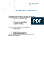 Tema 13: Requisitos Técnico-Administrativos