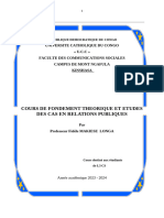 Fondement Théorique Et Étude Des Cas en RP