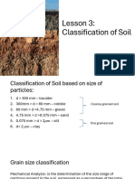 Classification of Soil