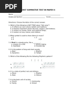 Q2-Week 1-2 Mapeh 4-1ST Summative