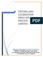 Testing and Calibration India - Removed