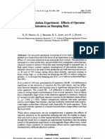 R.D. Nelson Et Al - A Linear Pendulum Experiment: Effects of Operator Intention On Damping Rate