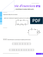 Caracteristiques de Quelque Dipoles Passifs Exercices Non Corriges 1