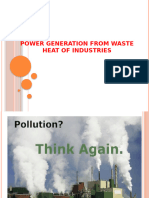 Power Generation From Waste Heat