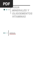 Agua y Minerales