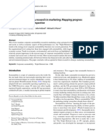 Corporate Sustainability Research in Marketing: Mapping Progress and Broadening Our Perspective