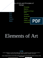 Elements of Arts and Principles of Design