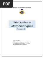 Fascicule de Mathématiques PD BCA