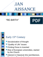 ITALIAN RENAISSANCE Powerpoint