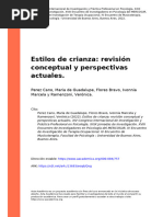 Estilos de Crianza: Revisión Conceptual y Perspectivas Actuales