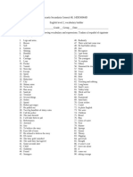 Actividad e Ingles 2 Lectura y Vocabulario Unidad 1B