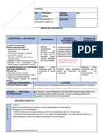 Sesión de Aprendizaje: Hoy Conoceremos Las Costumbres y Tradiciones de Nuestro País Según Su Región