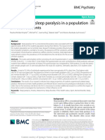 Risk Factors of Sleep Paralysis in A Population of