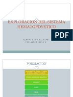 Exploracion Del Sistema Hematopoyetico