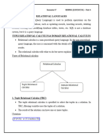 Rdbms Unit IV