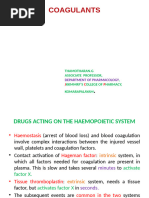 Drugs Acting On Blood