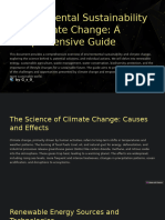 Environmental Sustainability and Climate Change A Comprehensive Guide