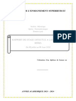 Rapport de Stage Regideso 2024 PDF