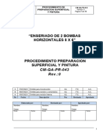 CM-QA-PR-043 Procedimiento de Preparacion Superficial y Pintura