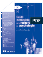 Guide Méthodologique de La Recherche en Psychologie-2008