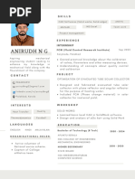 Minimalist Clean and Simple Creative Resume