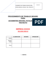 PTS Accidentes Grave, Fatal y Trayecto 2023