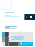 Master Specification - Part Rd-Its-S2 - Electrical Switchboards