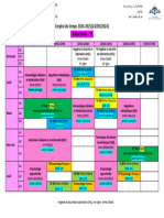 Emplois Du Temps L3 Biochimie SNV S5 2024 2025