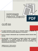 Informe Psicológico