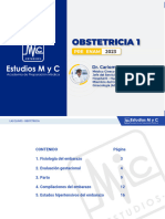 Obstetricia 1 - Pre ENAM - Estudios M y C