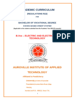 24b.voc Electric and Electronics Technology Curriculam