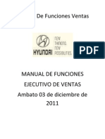 Manual de Funciones Ventas