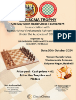 15th SCMA Trophy Brouture