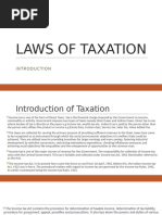 Laws of Taxation