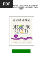 Instant Download Decoding Reality: The Universe As Quantum Information (2nd Ed. 2018) 2nd Edition Vlatko Vedral PDF All Chapter