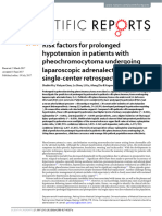 Risk Factors For Prolonged Hypotension in Patients